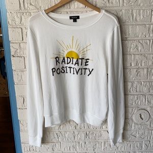 Wildfox Radiate Positivity Baggy Beach Jumper